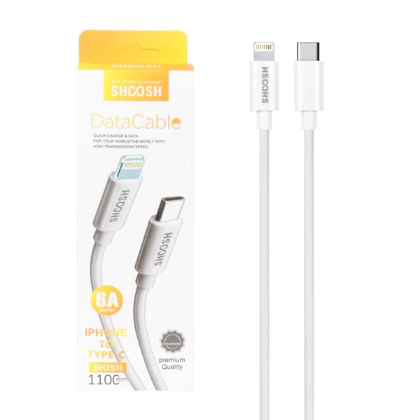 کابل شارژ تایپ سی مدل SH120C برند SHOOSH
